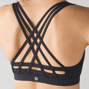 Lululemon Energy Bra Peek black 10